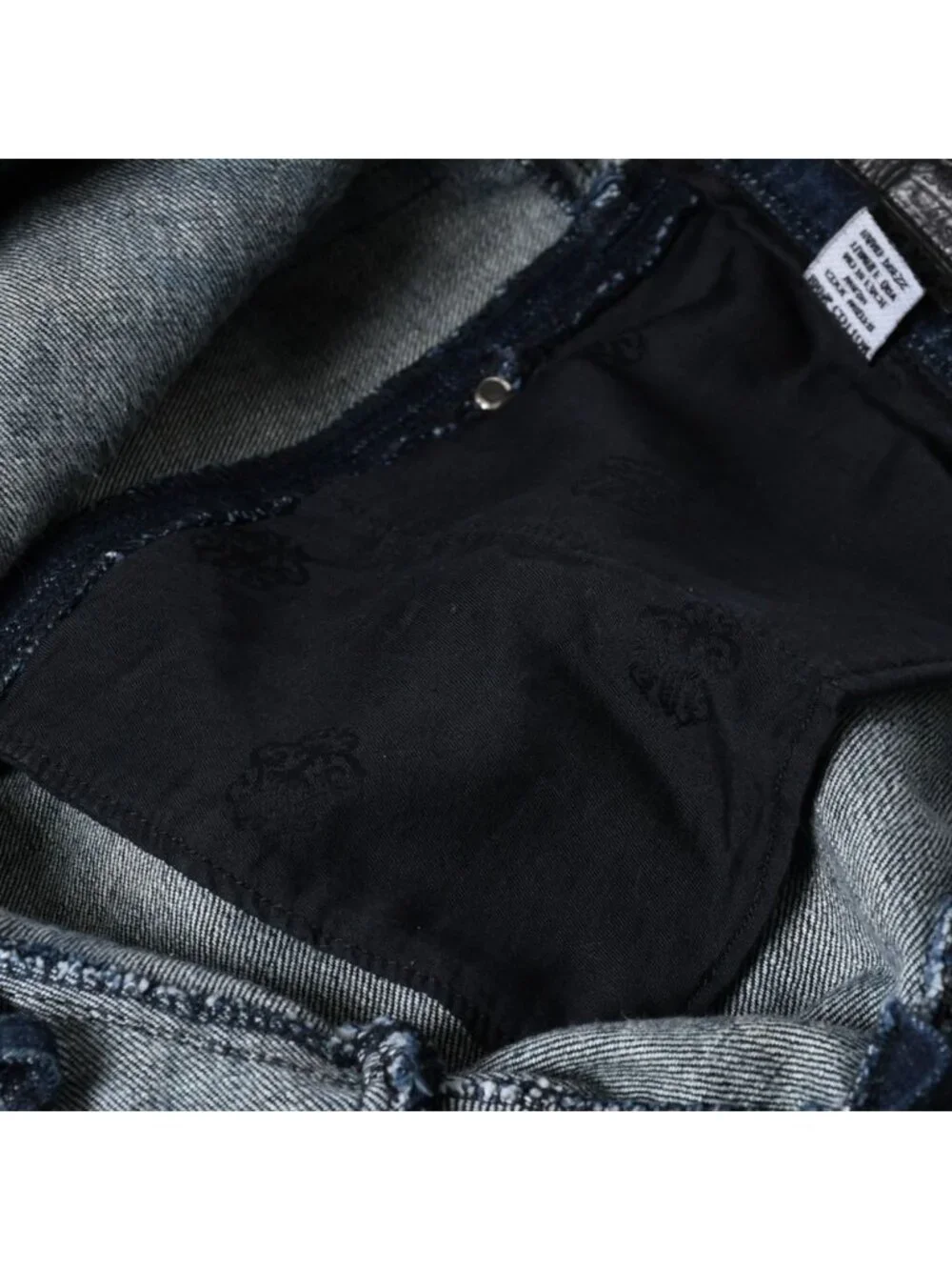 Chrome Hearts Flarenie Denim Pants Jeans Horseshoe Button Indigo Blue
